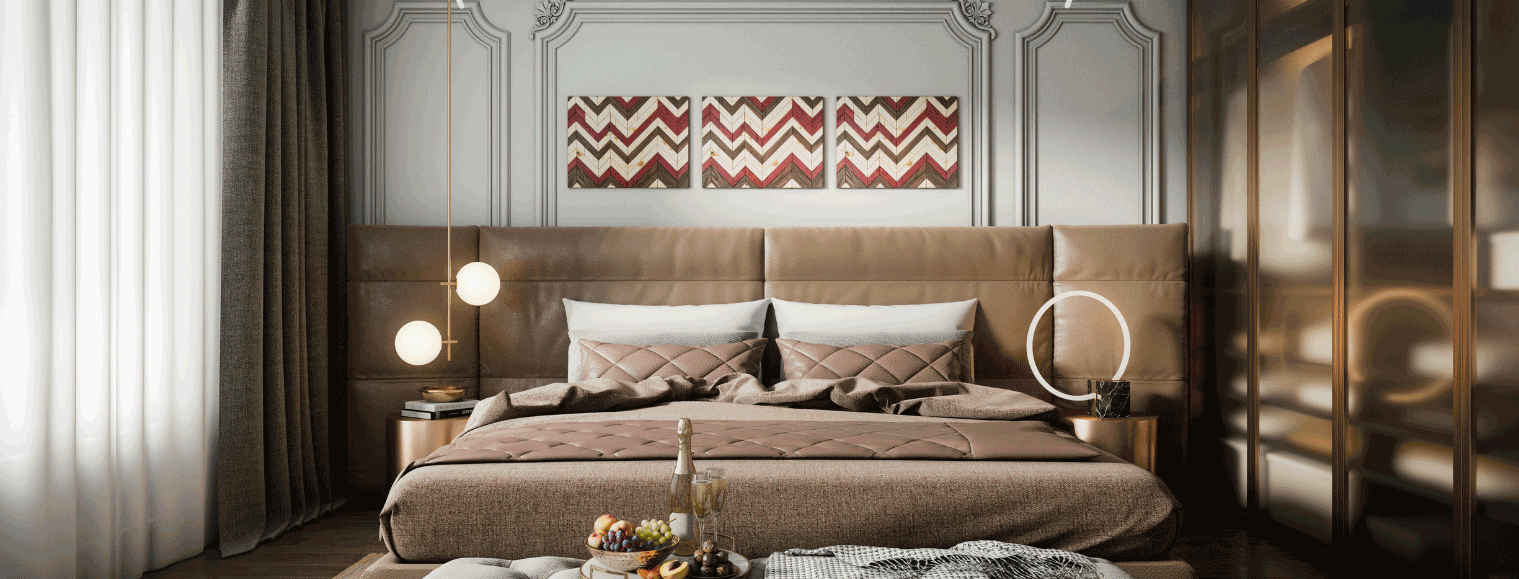<span style="color:#fff112"><i><b>Creating Bedrooms</b></i></span> where beauty meets bedtime happinesss !